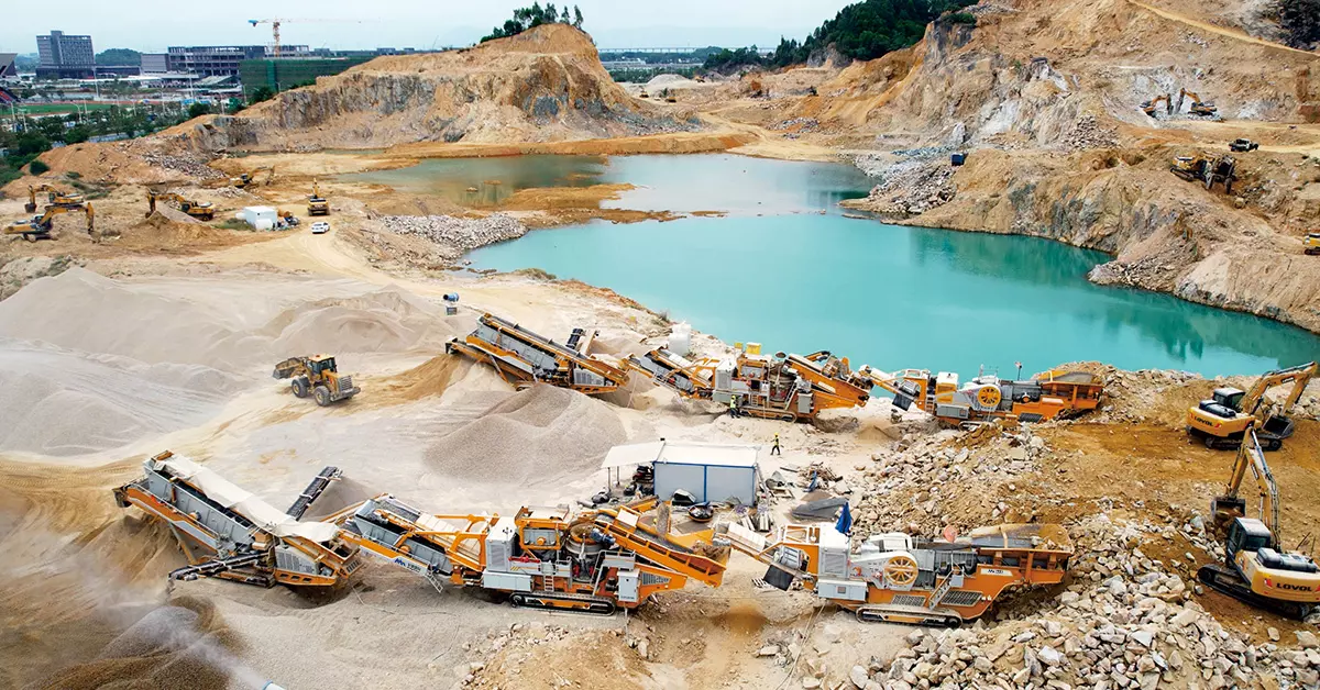 Indonesia 400t/h Andesite Crushing and Screening Plant