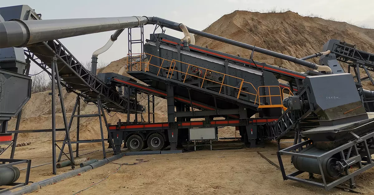 Ethiopia 100TPH Basalt Wheeled Crushing Plant-3