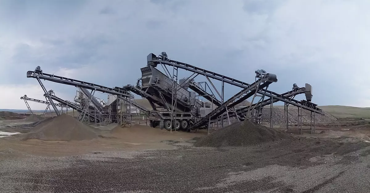 Ghana 150t/h Limestone Wheeled Crushing Plant-3