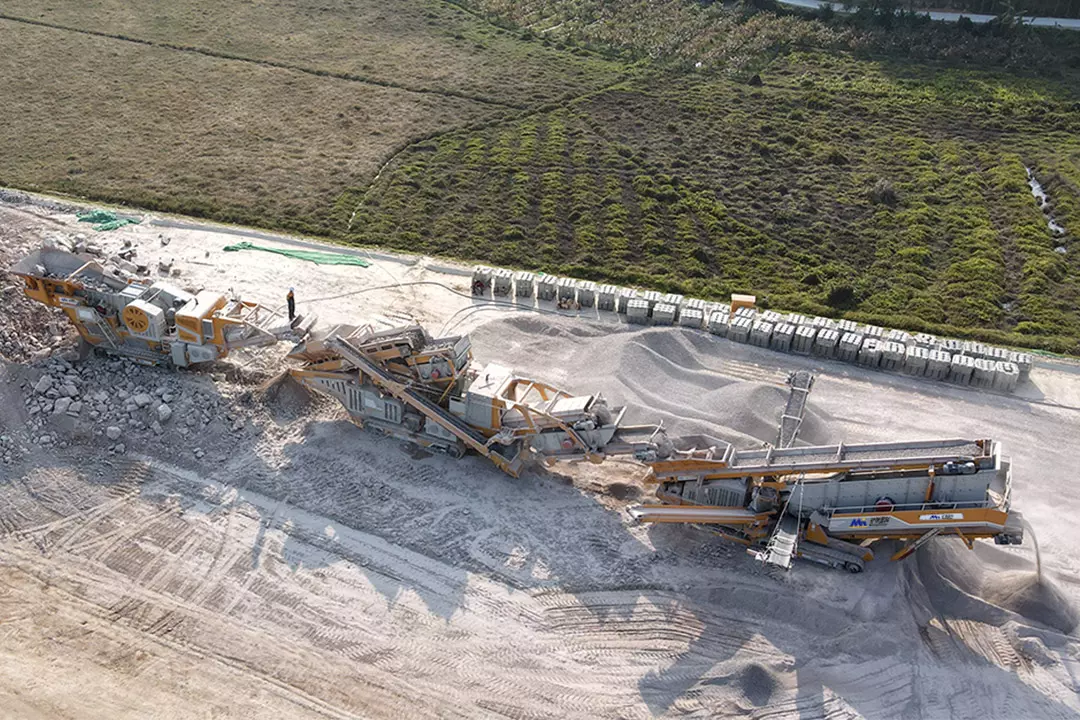 Mobile crusher plant applications
