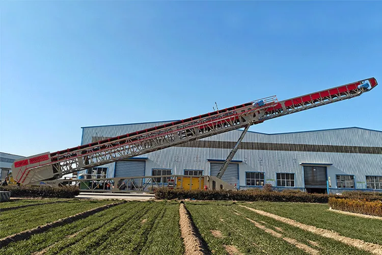 Mobile Radial Telescopic Conveyor