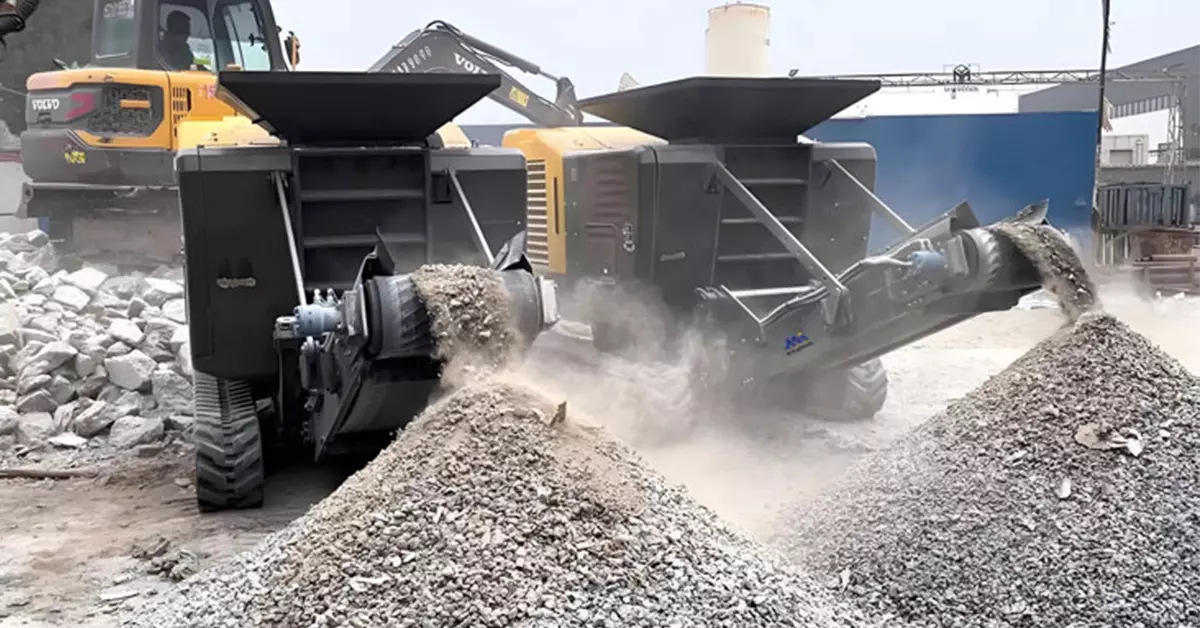 Oman 50TPH Mini Crusher for Construction Waste-2