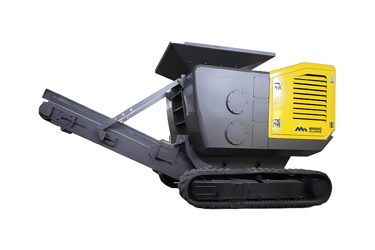 Mini tracked mobile crusher