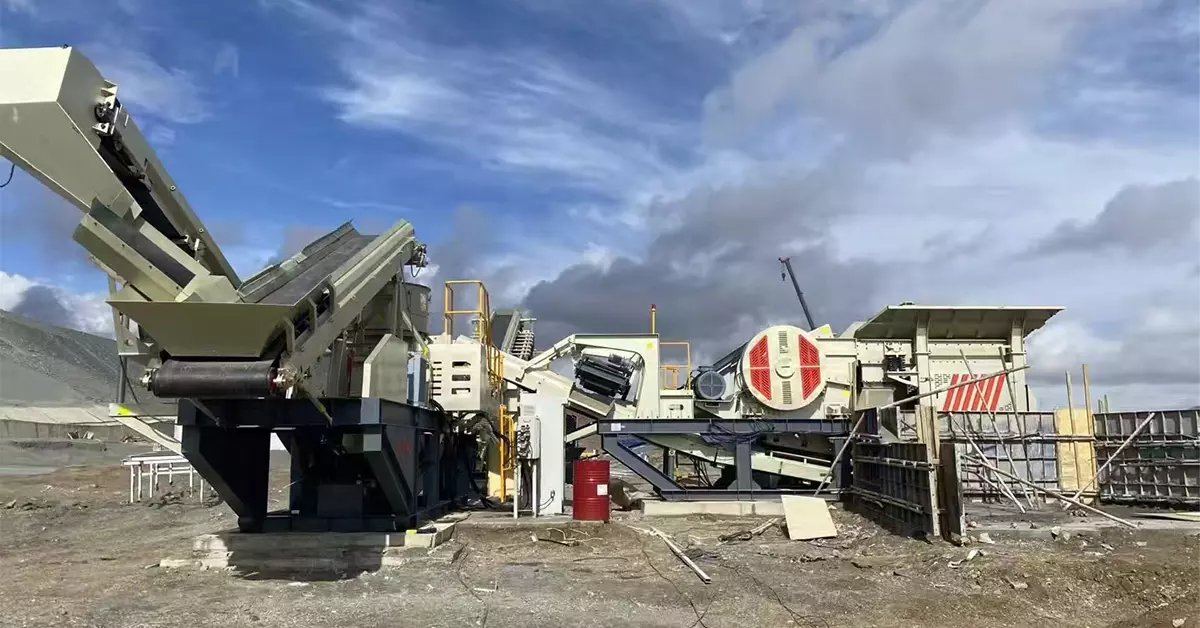 Saudi Arabia 350TPH Granite Crushing Plant