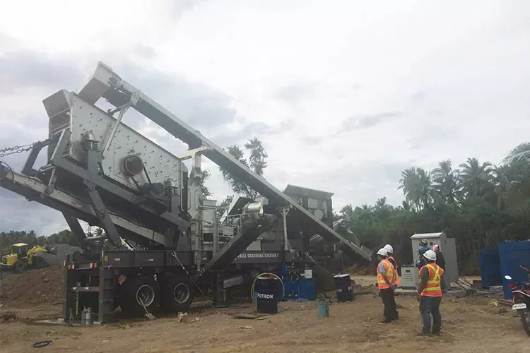 NK Series Wheeled Mobile Crushing and Screening Plant Plant-2