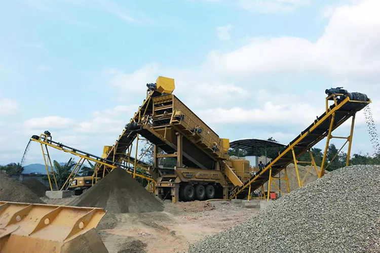 NK Series Wheeled Mobile Screening Plant Plant-2