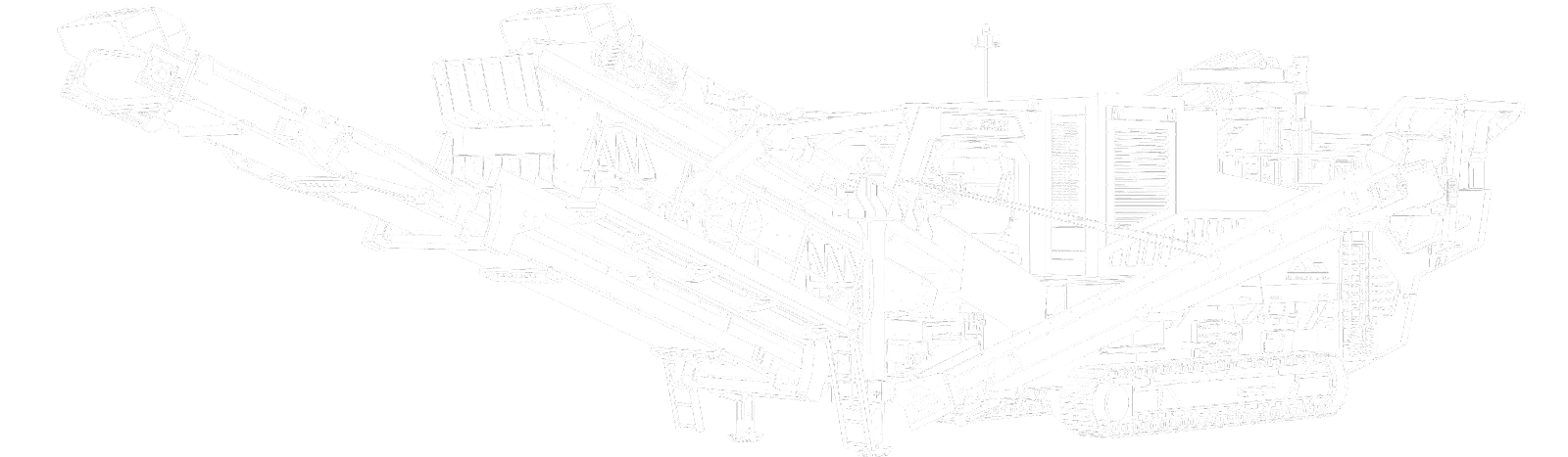 TKI Series Tracked Mobile Impact Crusher 3D Diagram
