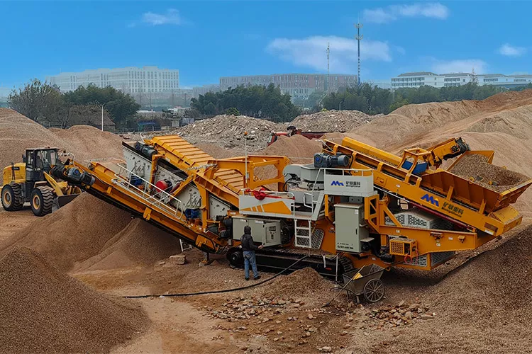 TKV-S Series Tracked Mobile Sand Making Machine Plant-1