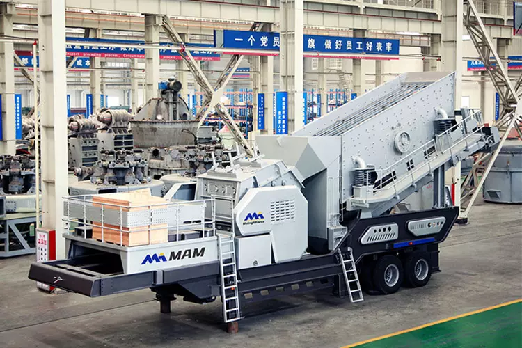 NK Series Wheeled Mobile Impact Crusher Plant-1