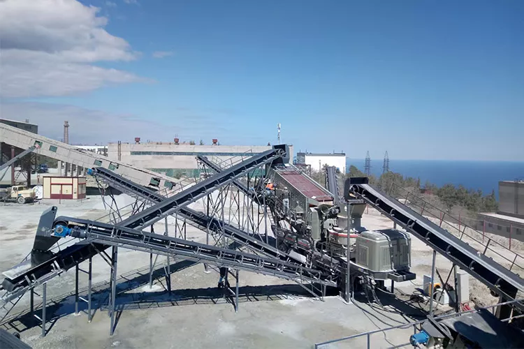 NK Series Wheeled Mobile Sand Making Machine Plant-1