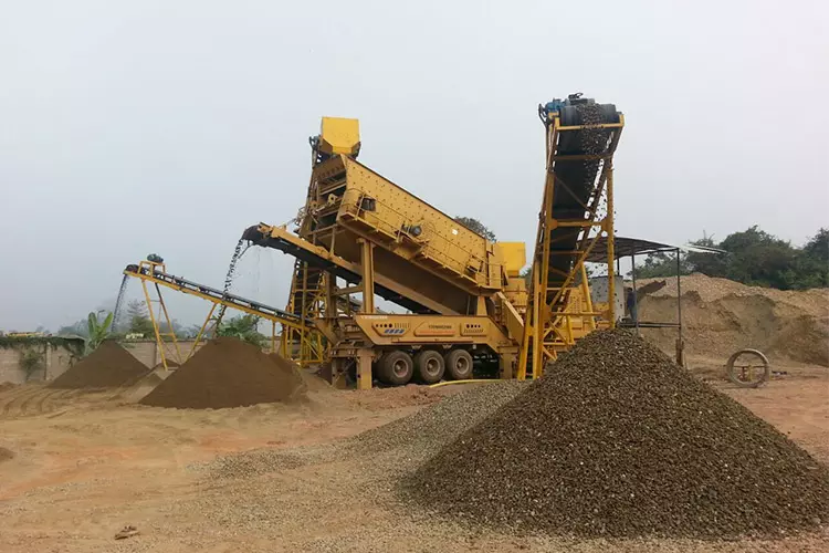 NK Series Wheeled Mobile Screening Plant