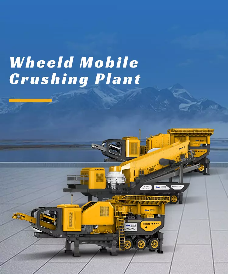 Tire-type mobile crusher supplier - MAM