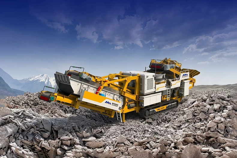 Tracked mobile crusher