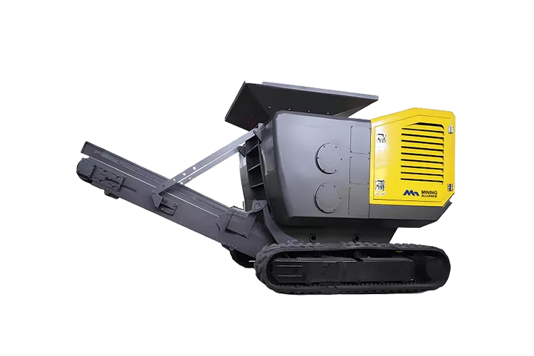 Mini tracked mobile crusher