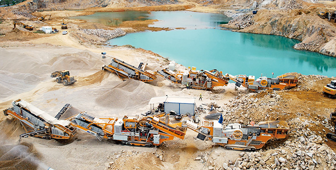 Tracked Mobile Crushing Plant